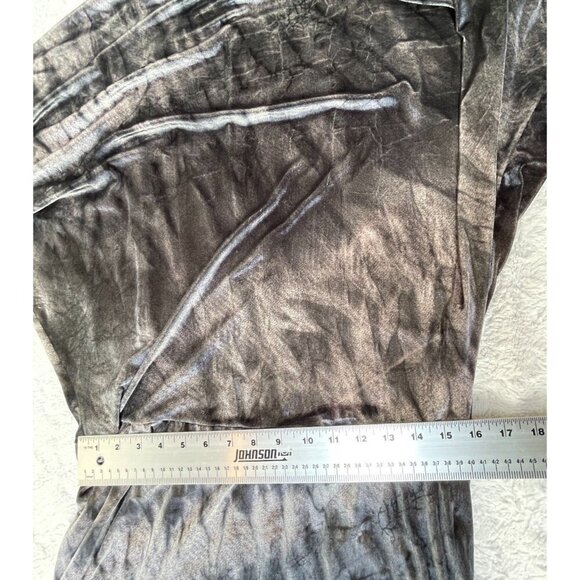 Petit Pois by Viviana G Velour Dolman Sleeve Tunic Dress Gray Stretch Casual - Picture 5 of 9